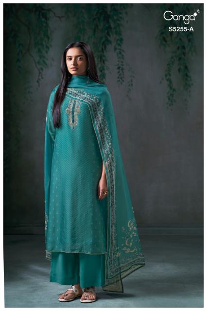 Ganga vanea 5255 buy wholesale dress materials online